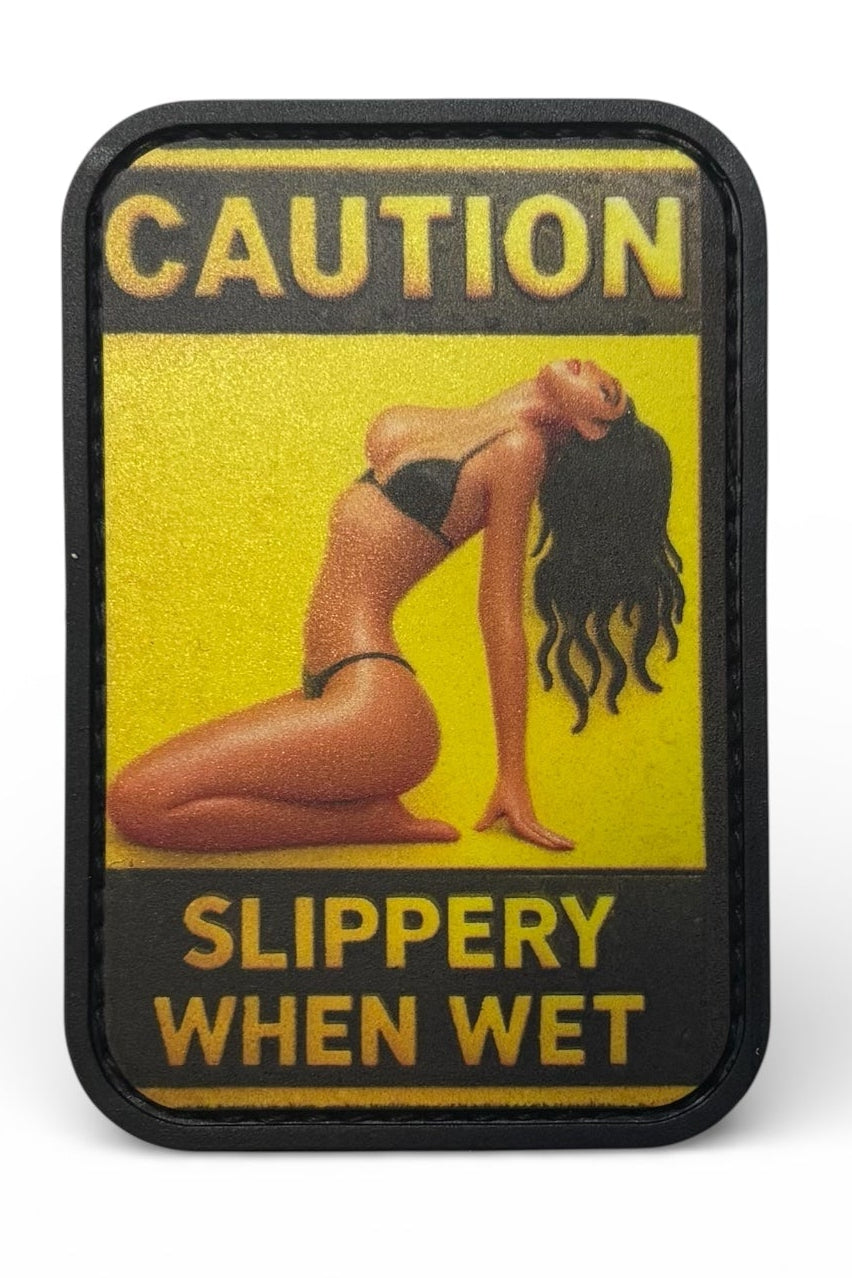 CAUTION - SLIPPERY WHEN WET V2 - UV PRINTED