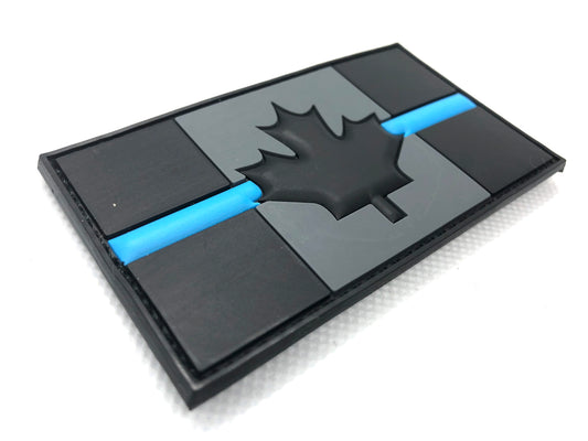 PVC - Mince ligne bleu Canada