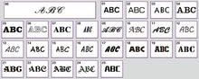 Load image into Gallery viewer, NAMETAGS -1'' x 3'' (6 Letters/numbers maximum)