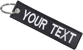 Personalized embroidered patch