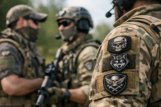 Airsoft Team Morale Patches That Players Wear