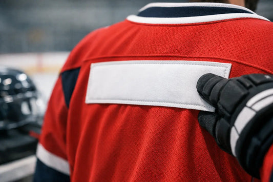Hockey Jersey Name Patches That Stay Put