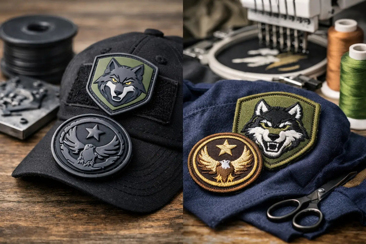 PVC Patches vs Embroidery for Your Team
