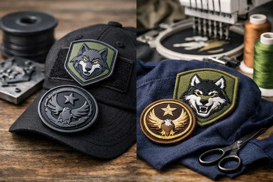PVC Patches vs Embroidery for Your Team