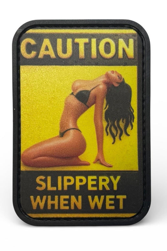 CAUTION - SLIPPERY WHEN WET V2 - UV PRINTED