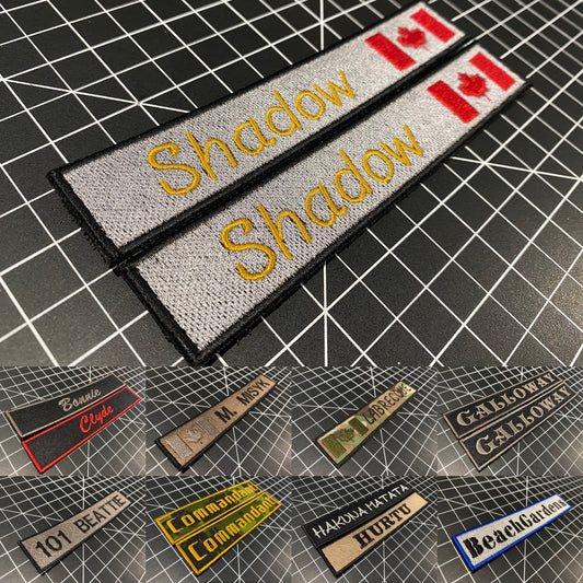 Custom Name Patch for uniforms