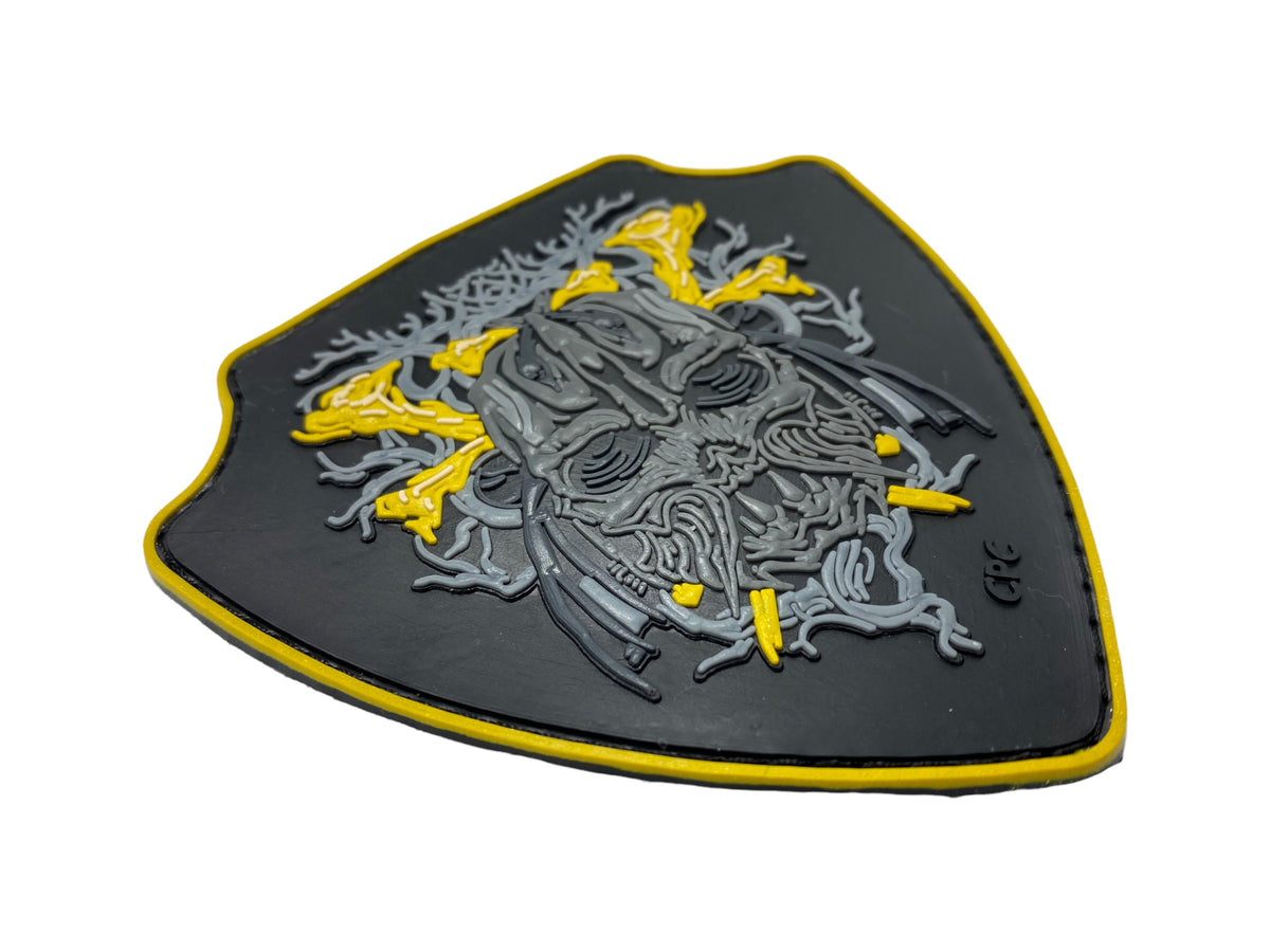 Funny embroidered patch