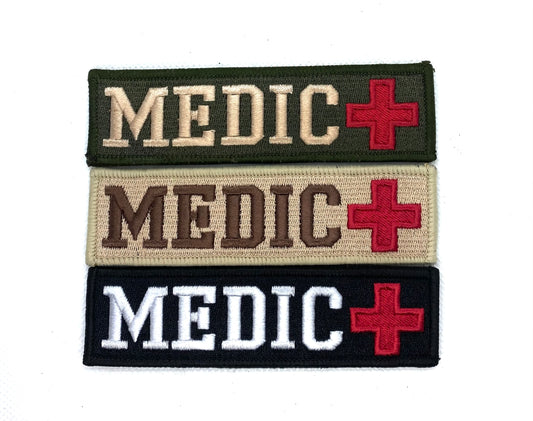 Embroidered medic patch