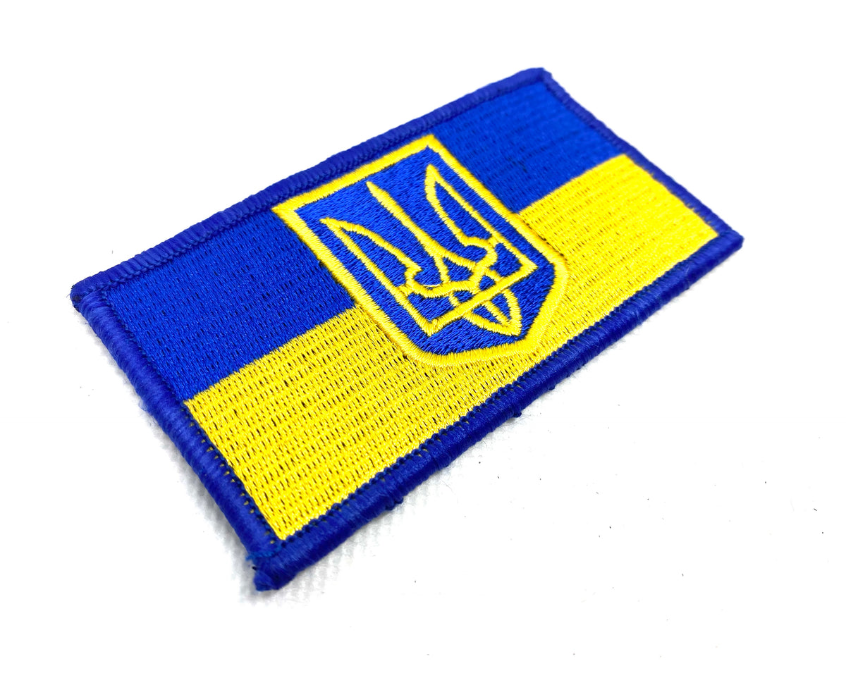 Embroidered flag patch