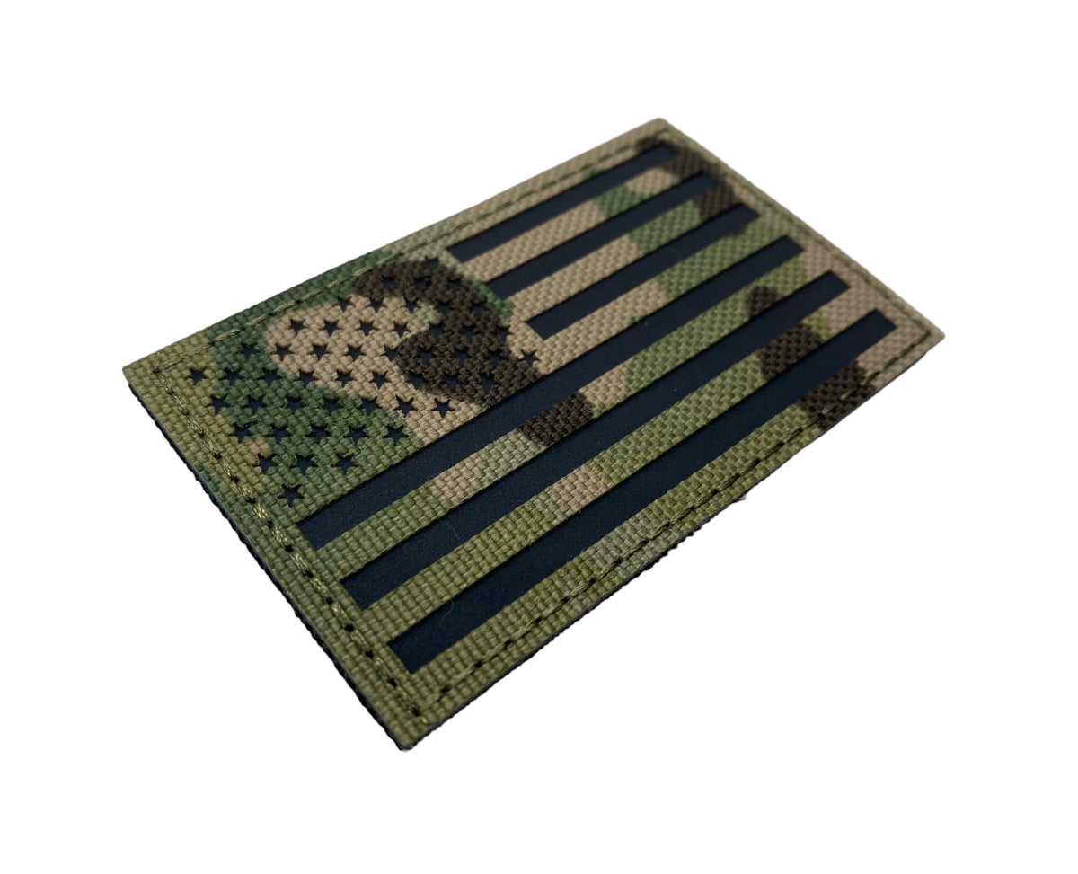 Military-style embroidered patch