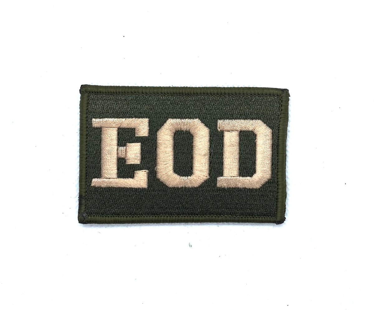 Embroidered military patch